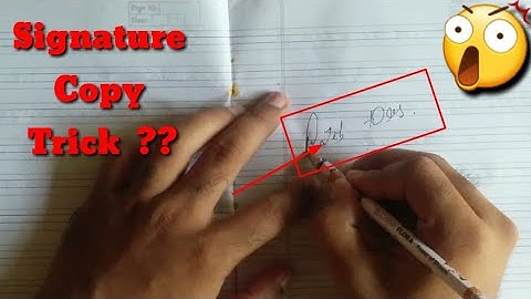 How to copy a Signature