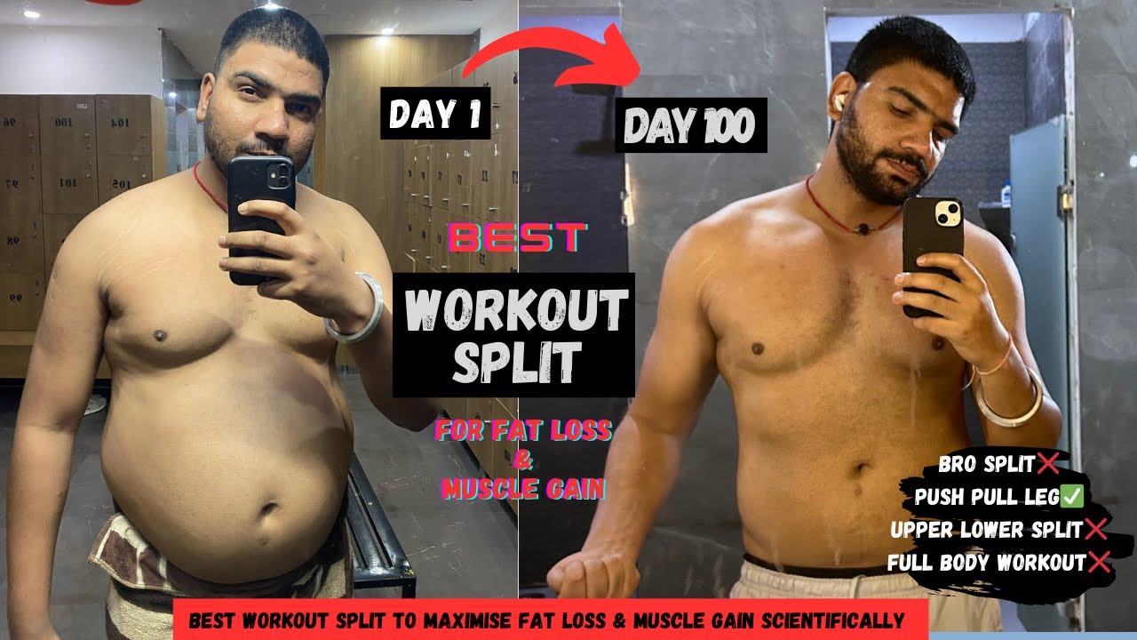 Best Workout Split || For Fat Loss and Muscle Gain #pushpulllegs - YouTube