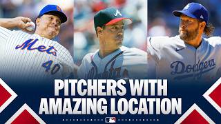 Pitchers with AMAZING location (Greg Maddux, Bartolo Colon, Zack Greinke & MORE) | MLB Highlights
