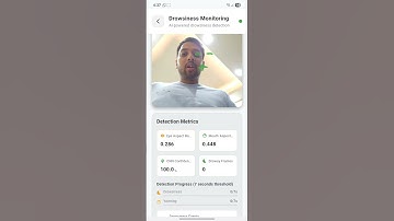 Drowsiness Detection - okDriver Dashcam App Demo