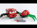 Unboxing Dan Merakit Mainan Spider Laba laba, Bus Tayo, Choochoo Charles, Monster Train - ASMR TOYS