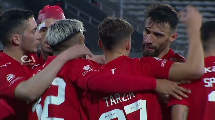 Gol de Diego Tarzia. Godoy Cruz 0 - Independiente 3. Octavos de Final. Duodécima edición.