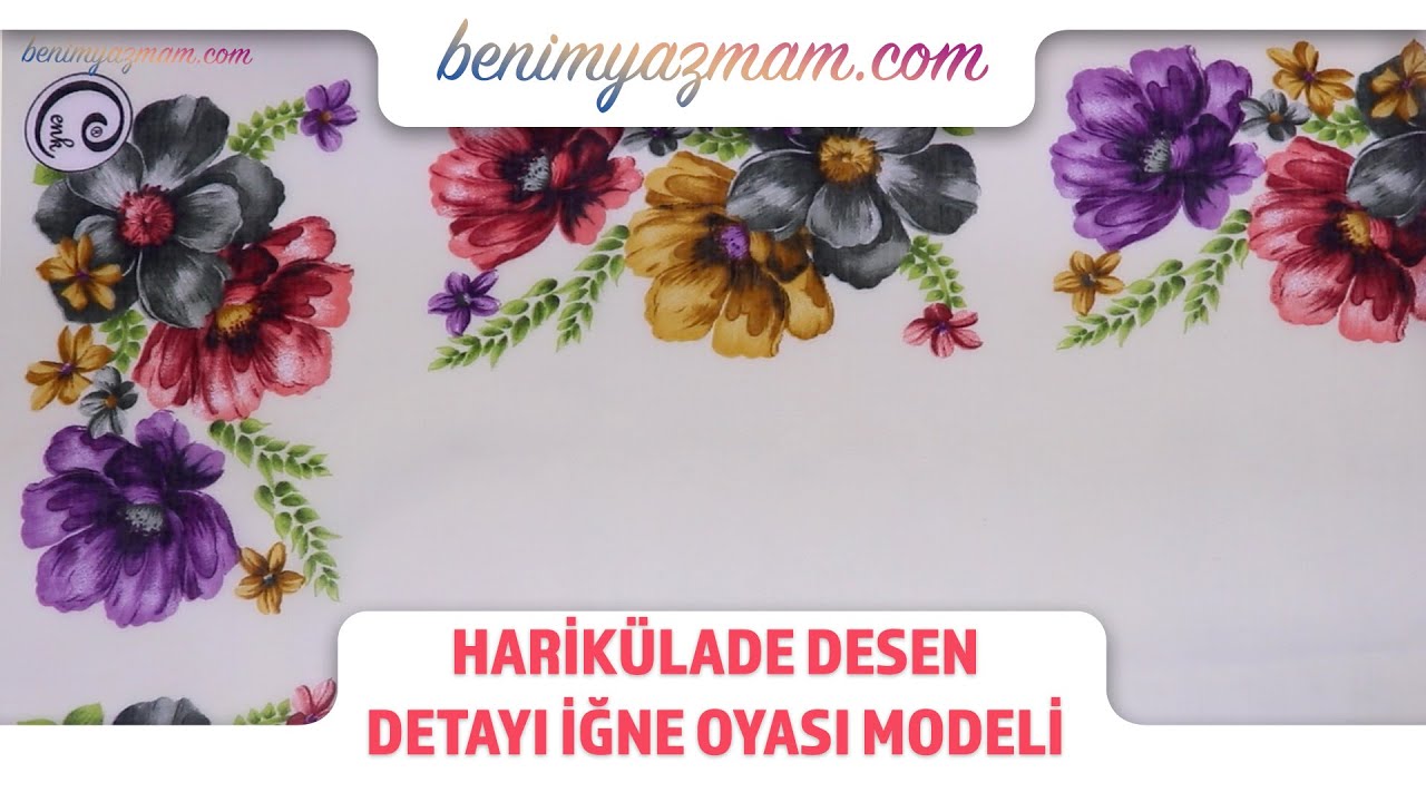 Cenk İçiboş Yazmaya Uygun Harikülade Desen Detaylı İğne Oyası Uygulaması 🤗🏵❤️