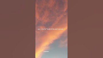 Thumbnail of pov : you are sky lover #sky #shortvideo #songs #bollywood #sunset #sunshine