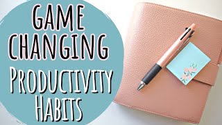 5 Habits to Boost Productivity