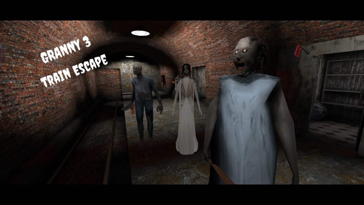 Train Escape in Granny 3granny escape YouTube