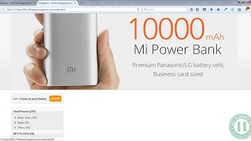 4B   Part B - Sidebar Design of eCommerce HTML, BootStrap