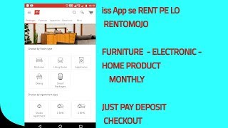 RENTOMOJO || FURNITURE , ELECTRONIC , HOME PRODUCTS screenshot 5