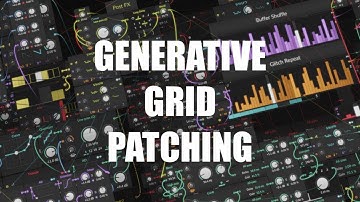 Generative patching in Bitwig