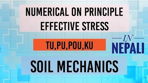 Numerical of Principle Effective Stress frequently asked ||Soil Mechanics|| Civil Engineering||