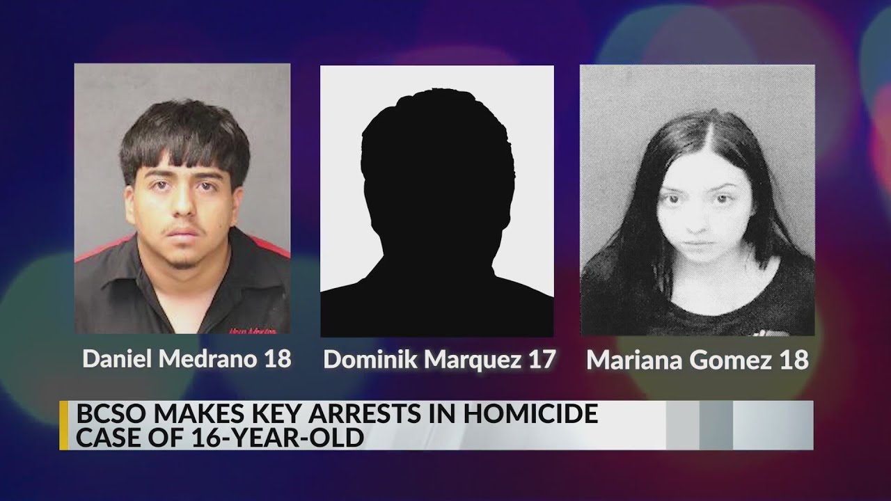 BCSO arrests 3 suspects accused of killing teen - YouTube