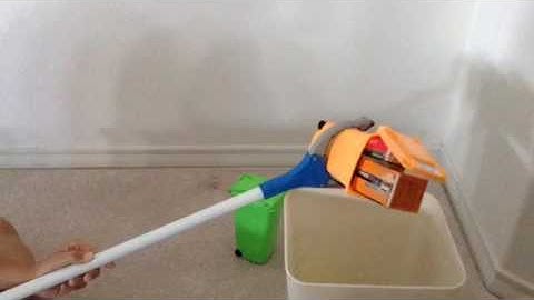 Trash and recycle pickup with my mini bins