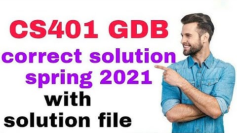 CS401 GDB no.1 solution spring 2021|| Gdb cs401 assembly  solution spring 2021 by sarim ghani