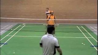 Badminton-Doubles Attacking System