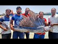 MAYILA MEEN BONELESS RECIPE | Big Kola Fish Curry Cooking With Fisherman at Thoothukudi Sea