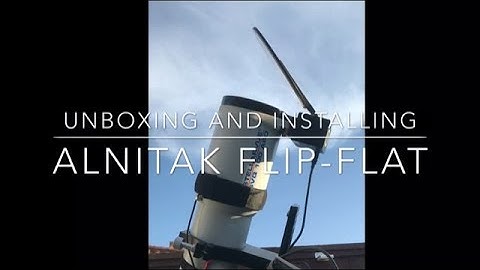Unboxing and installing OPTEC ALNITAK Flip-Flat