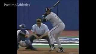 Frank Thomas Hitting Slow Motion HR - FOOT OFF GROUND Chicago White Sox MLB Baseball