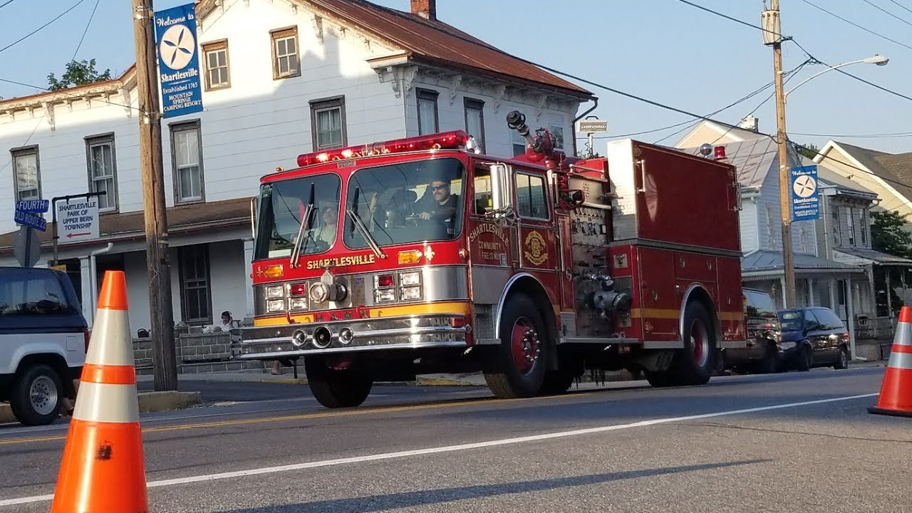 20th Annual Shartlesville Lights and Siren Parade YouTube