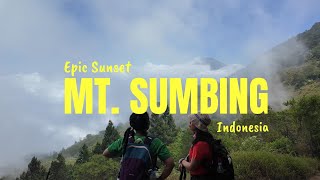 Female Hiker – Epic Mount Sumbing Adventure to Sunset Camp – The Best Sunset View!