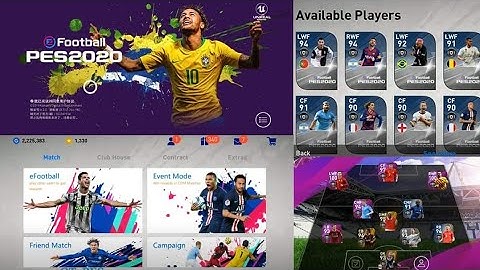 eFootball Pes Mobile 2020 Patch V4.4.0