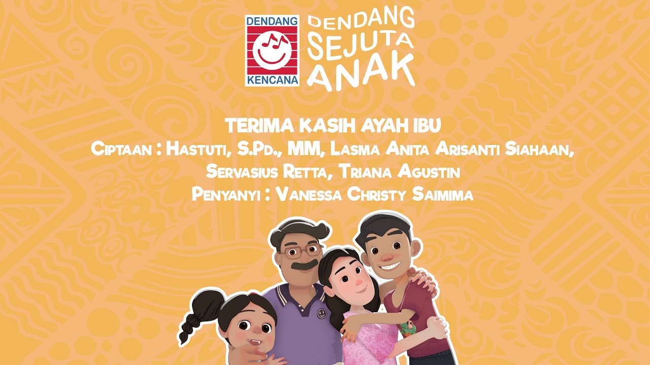 Lagu Untuk Anak Terima Kasih Ayah Dan Ibu Youtube