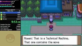 Pokemon Platinum Baton Pass Speedrun in 4:42:28 [Current WR]