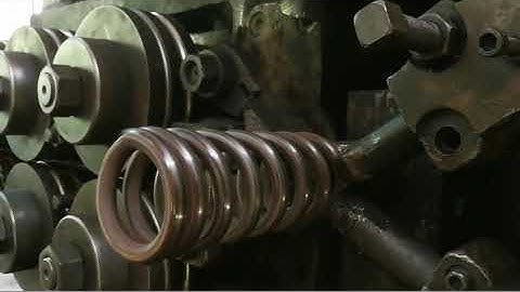 Titanium Spring on Coiling