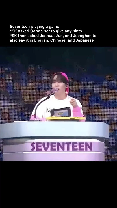 Jun rapping, Joshua speaking in cursive, and Jeonghan?? 😂 #seventeen #caratland