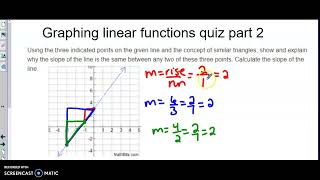 FOA B graphing linear functions part 2