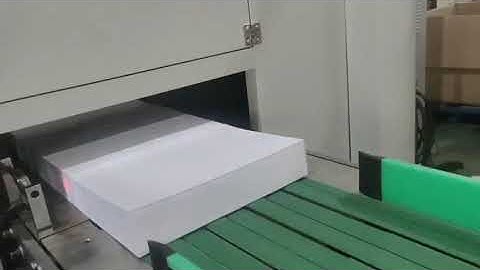 A4/A3 Fully Production Line Automatic Copy Paper Cutting And Packaging Machine , Heavy duty