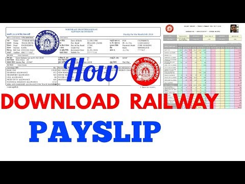 how to download railway pay slip ||आप अपना रेलवे का पेयस्लिप अपने मोबाइल में