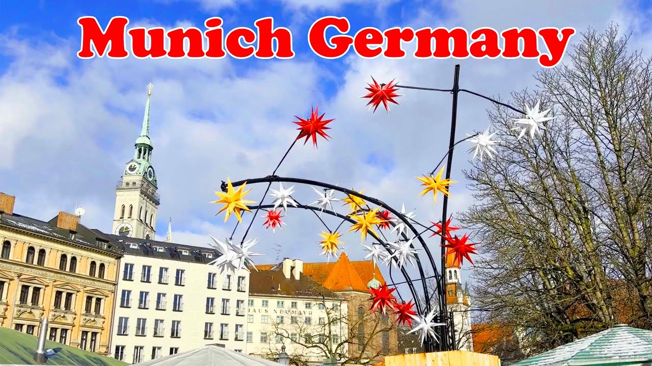  New  🇩🇪 Munich, Germany | The Best Place for Walking Tour (01.2022)