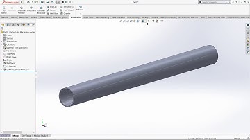 Creating and adding weldment profiles in SolidWorks 2020