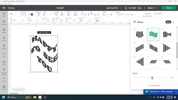 Cricut Design Space Warp Text with Customizable Slider Beta