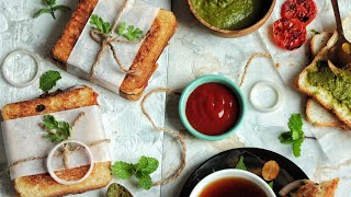 (VEGAN) Mumbai Style Potato Sandwich Recipe | Tangy Dhaniya Chutney Recipe | Masala Aalu Sandwich