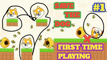 Save The Dog Game Part- 1 || Doge Rescue Game - Draw To Save: Gameplay Walkthrough