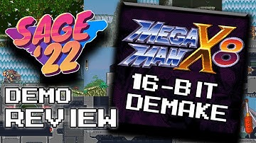 Mega Man X8 16-Bit Demake DEMO Review Playthrough! | SAGE 2022