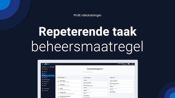 Repeterende taken op beheersmaatregel