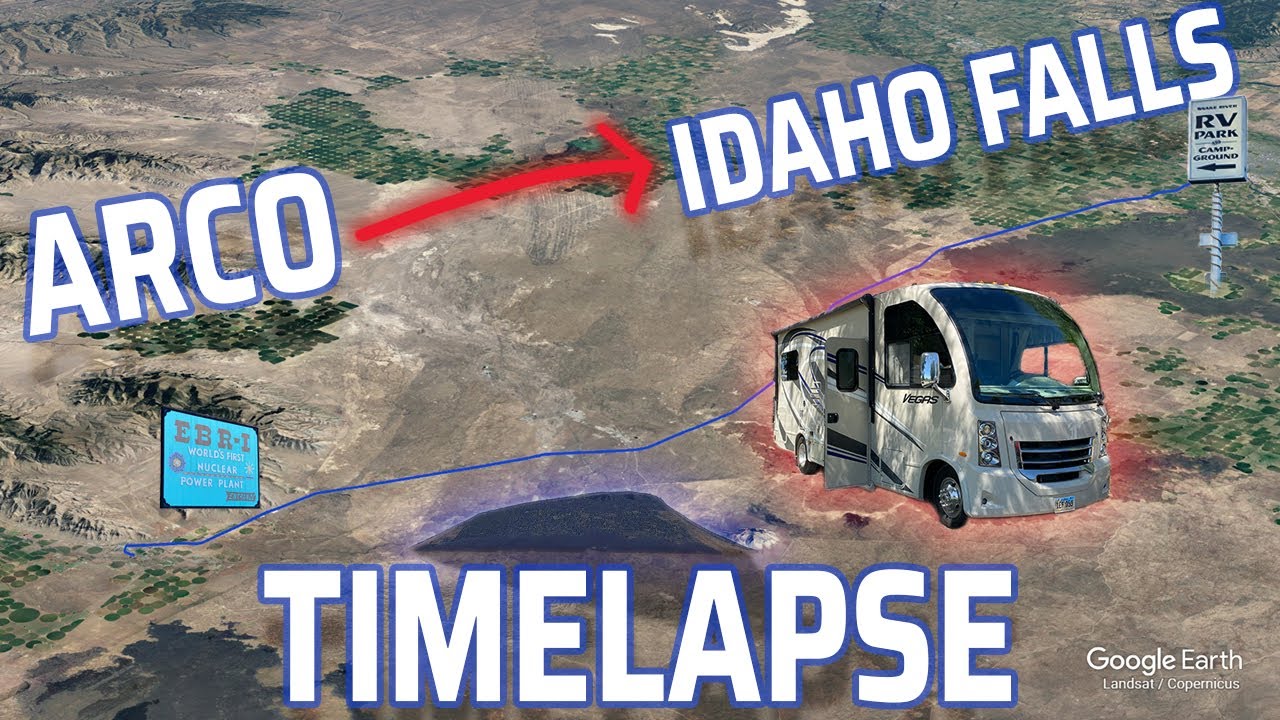 Time lapse Arco Idaho to Idaho Falls Full Drive YouTube