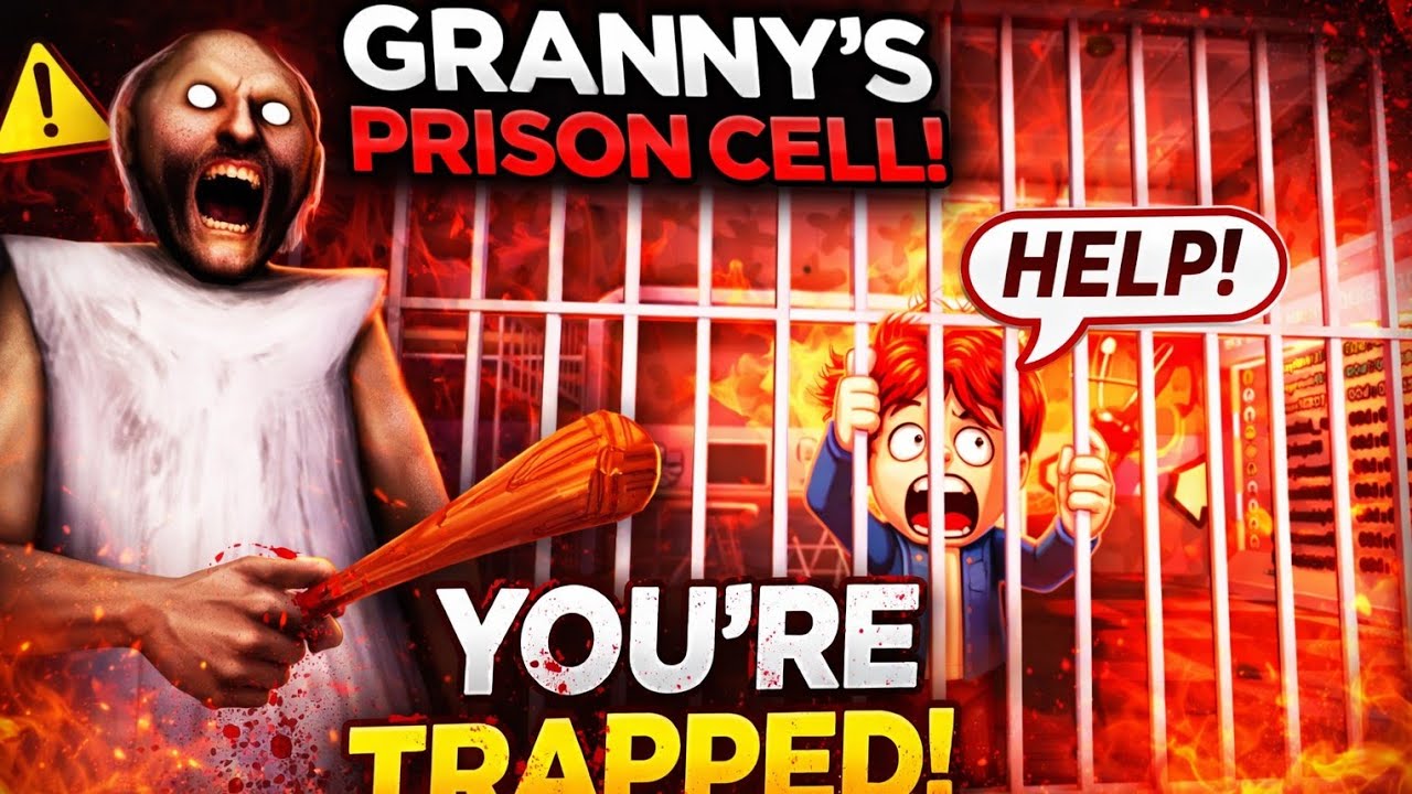 I GOT TRAPPED IN GRANNY’S PRISON CELL! 😱 (Roblox Scary Obby)