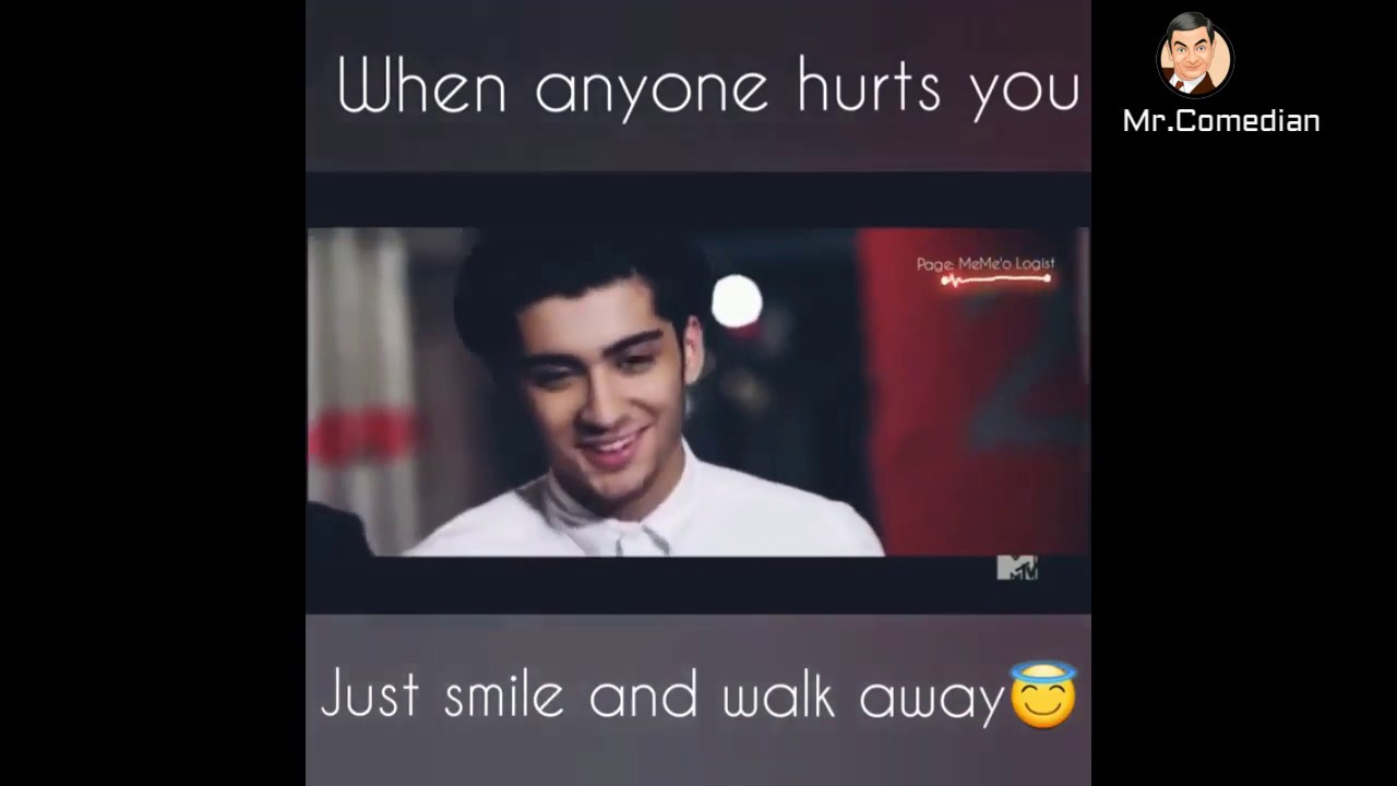 When Someone Hurts You Just Smile And Walk Away