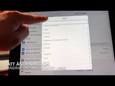 Video: Hur ändrar jag datumformatet på min iPad?