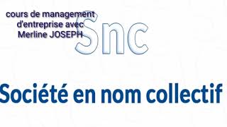 Cours de management d'entreprise: Les différents statuts juridiques avec Merline JOSEPH Cours de management d'entreprise: Les différents statuts juridiques avec Merline JOSEPH