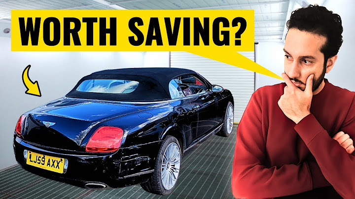 RESTORING THE CHEAPEST BENTLEY CONTINENTAL GTC IN THE UK!