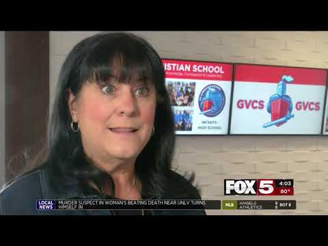 FOX 5 Las Vegas - GV Christian School Steps Up To Help