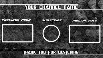 How to make a cool OUTRO ( clean ) in ANDROID || OUTRO tutorial || By Drager