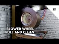 How to Clean an Air Conditioner Blower Wheel (Fan Coil Blower Pull and Clean in 3D)