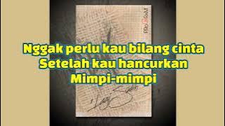 Slank - Nggak Perlu Lirik