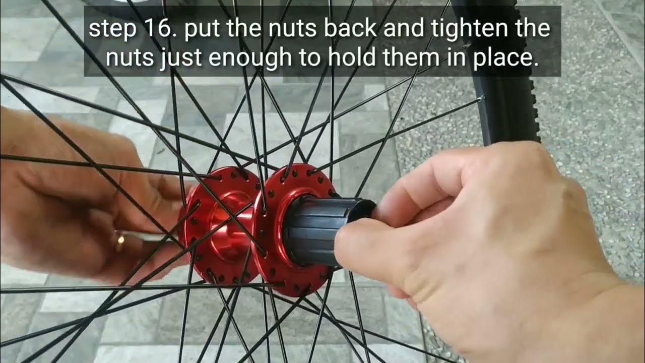 How to replace the sealed bearing of your bike Hubs step by step