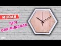 Ide Kreatif Membuat Jam Dinding Dari Stik Es Krim | DIY Wall Clock From Popsicle Sticks